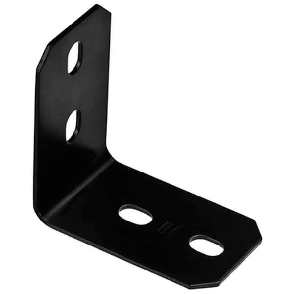 Eat-In N351-500 4.9 in. Black Powder Coated Steel Corner Brace EA567806 - main